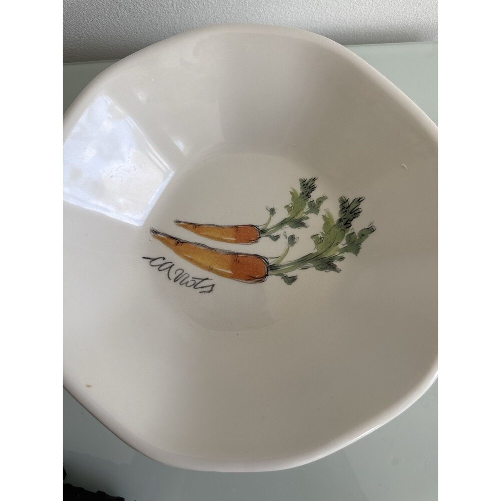 Effetti Handmade In Italy Ceramic Carrots Serving Bowl Vegetable Dish